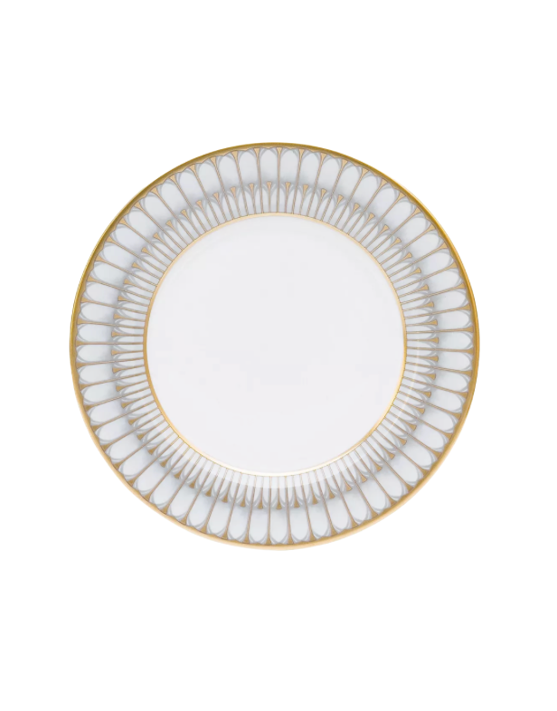 Philippe Deshoulieres Arcades Grey & Gold Dessert Plate