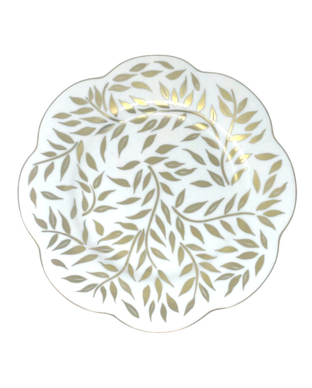 Royal Limoge Oliver Gold Dessert Plate