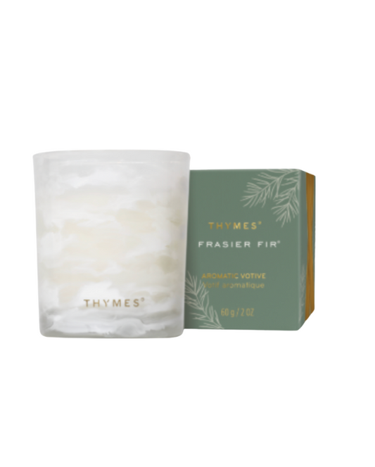Thymes Frasier Fir Tidings Boxed Votive 2oz