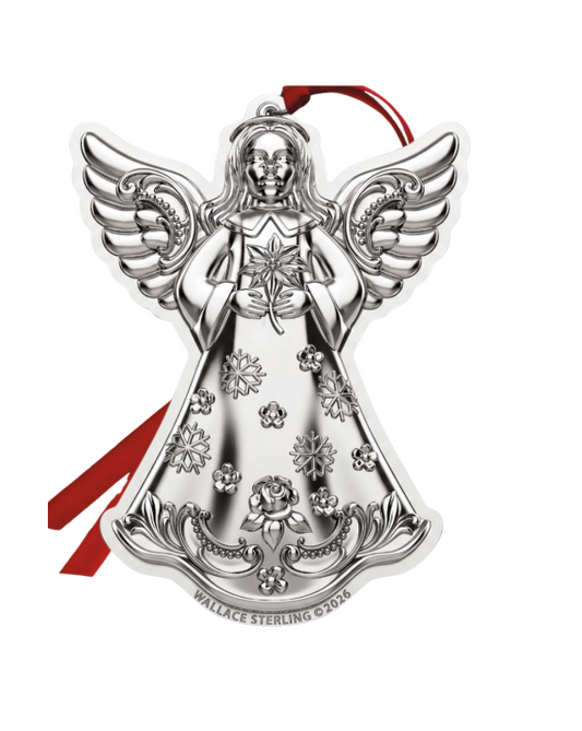 Wallace 2026 Angel Sterling Ornament