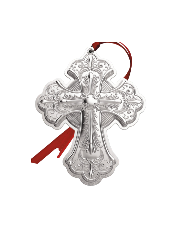 Wallace 2026 Cross Sterling Ornament