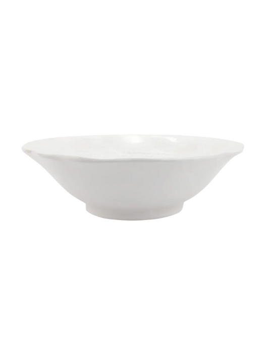 Vietri Giorno White Medium Serving Bowl