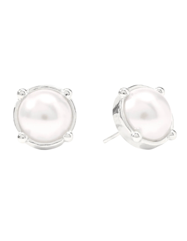 Julie Vos Honey Stud - Pearl - Silver