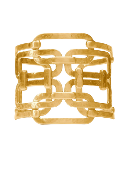 Julie Vos Sahara Statement Cuff - Gold