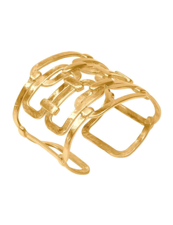 Julie Vos Sahara Statement Cuff - Gold
