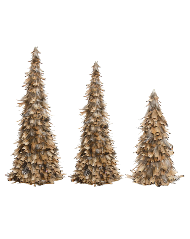 Camel Feathered Cone Trees