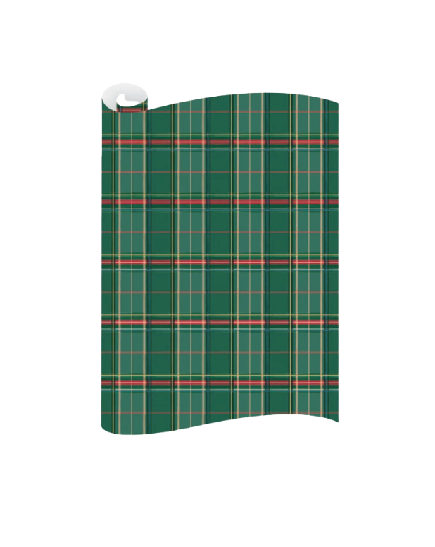 Dogwood Hill Equestrian Plaid Wrapping Paper Roll