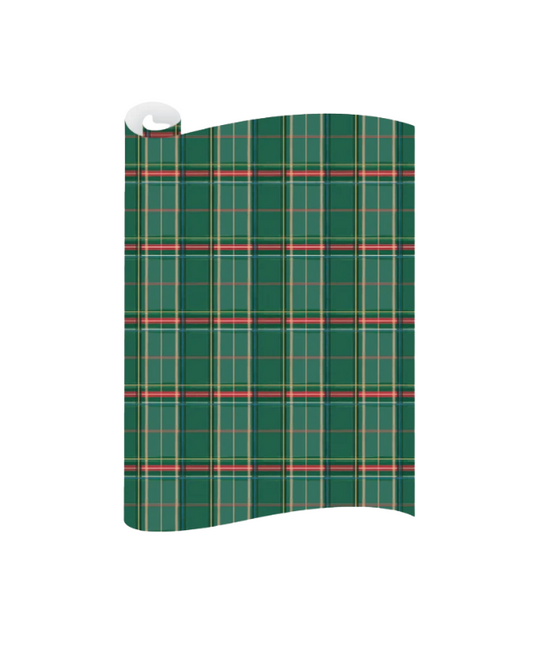 Dogwood Hill Equestrian Plaid Wrapping Paper Roll