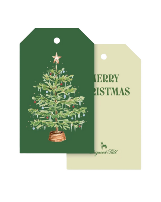 Dogwood Hill Silvertip Scallop Gift Tags