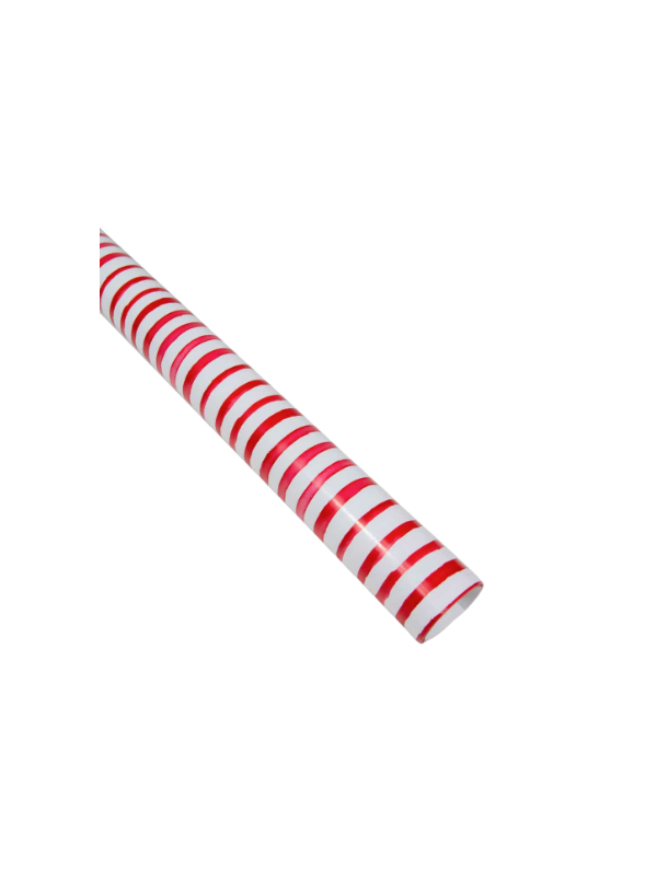 Painterly Stripe Red/White Roll Wrapping Paper