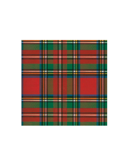 Scottish Tartan Red Roll Wrapping Paper