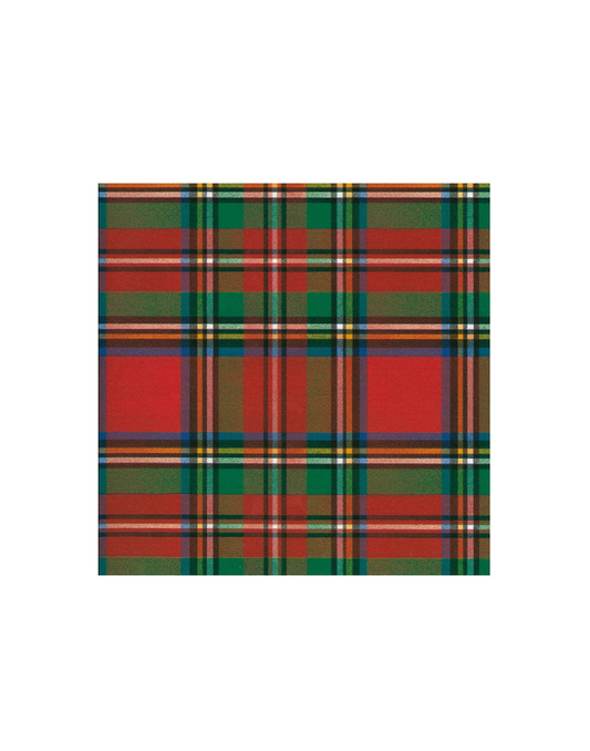 Scottish Tartan Red Roll Wrapping Paper