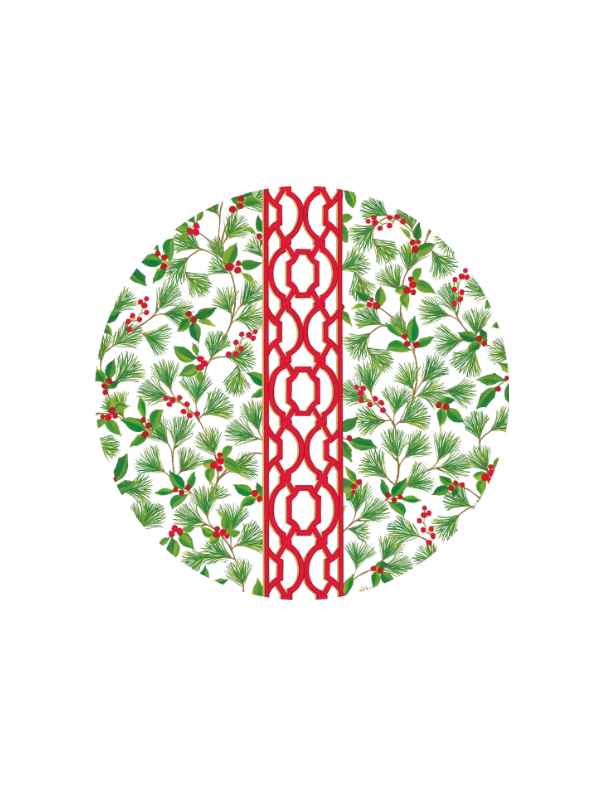 Knots And Greenery Paper Placemats