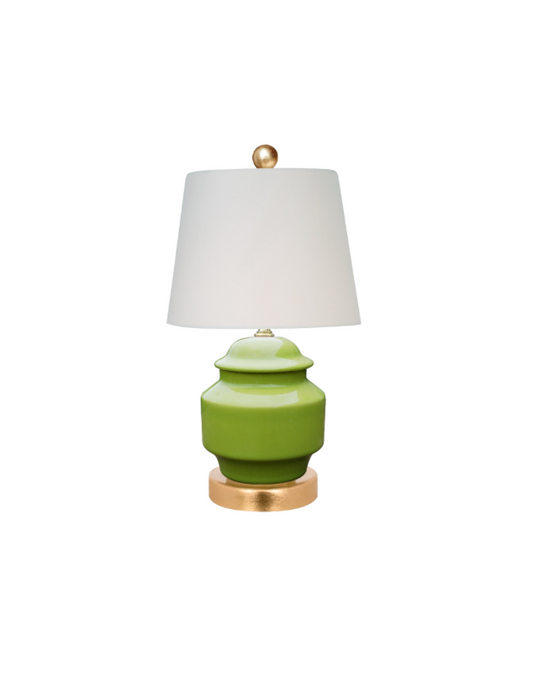 Green Cover Jar Lamp