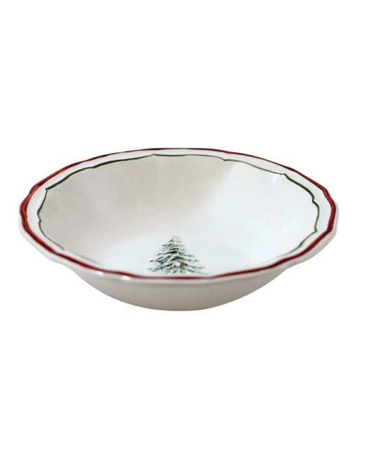 Gien Filet Noel Cereal Bowl