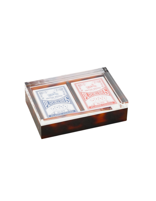 Lucite Tortoiseshell Card Set