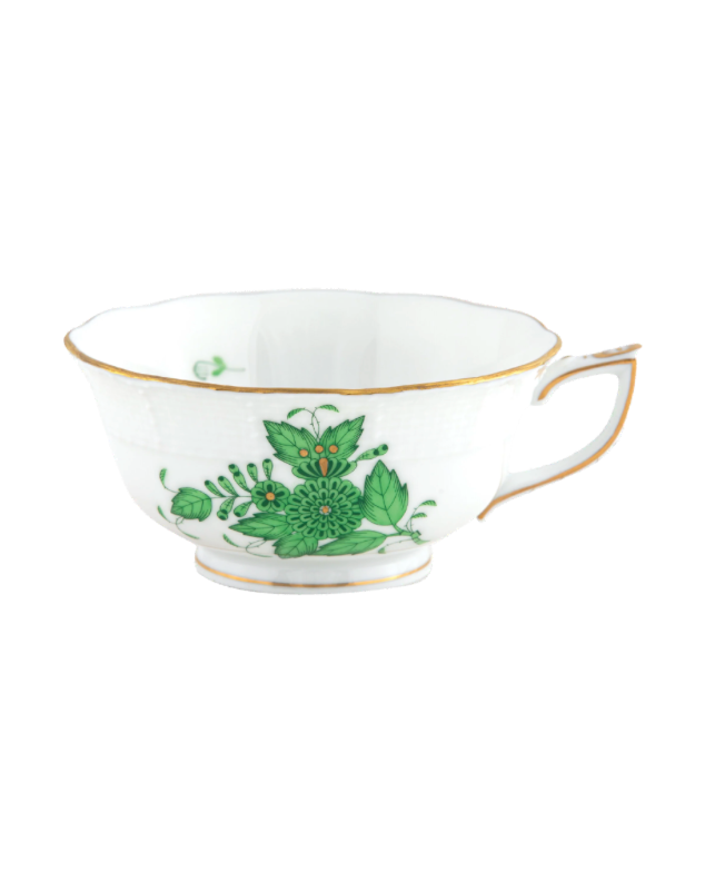 Herend Chinese Bouquet Green Tea Cup