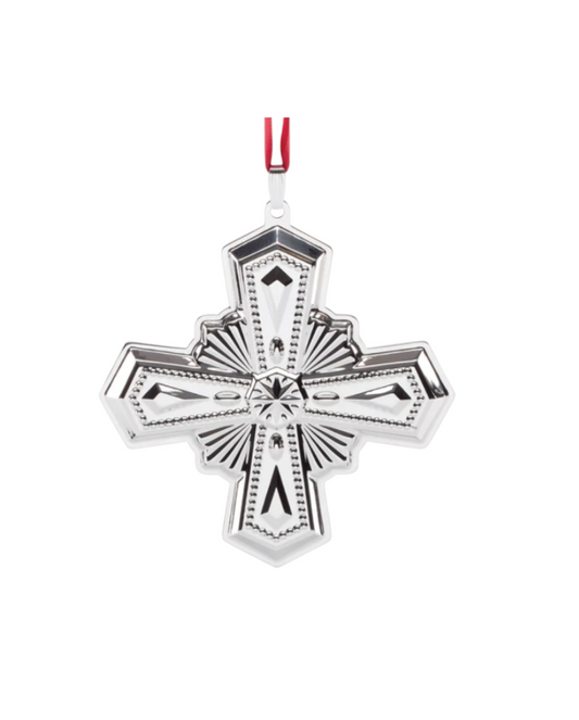 Reed & Barton 2026 56th Annual Christmas Cross Sterling Ornament