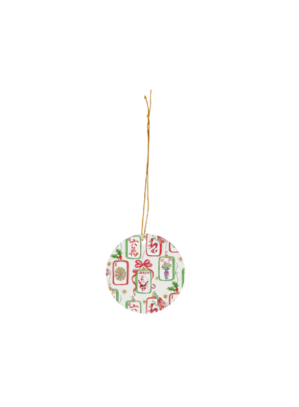Mahjong and Santa Ornament