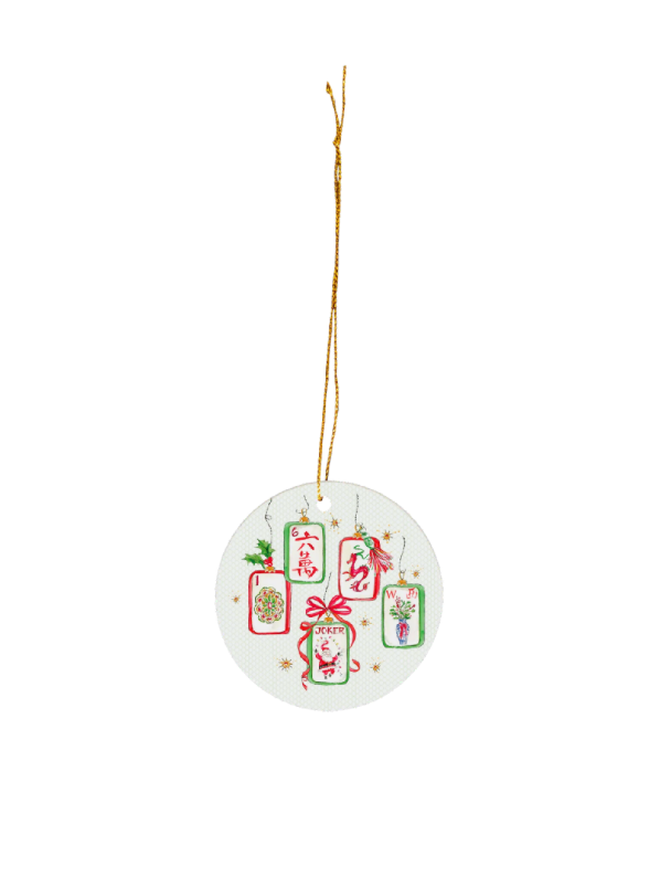 Merry Mahjong Red Ornament