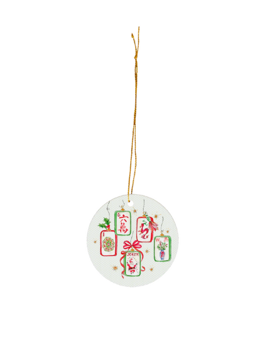 Merry Mahjong Red Ornament