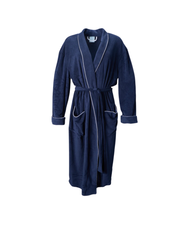 Weezie Men's Lightweight Robe - Midnight