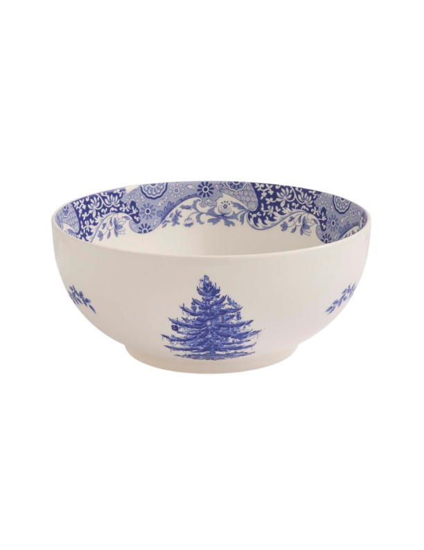 Spode Blue Italian Christmas Deep Serving Bowl