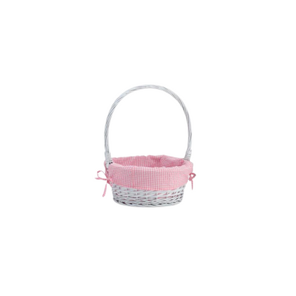 Burton and Burton Willow Basket with Gingham Liner