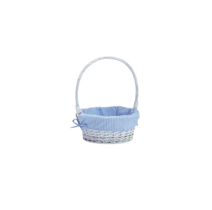 Burton and Burton Willow Basket with Gingham Liner