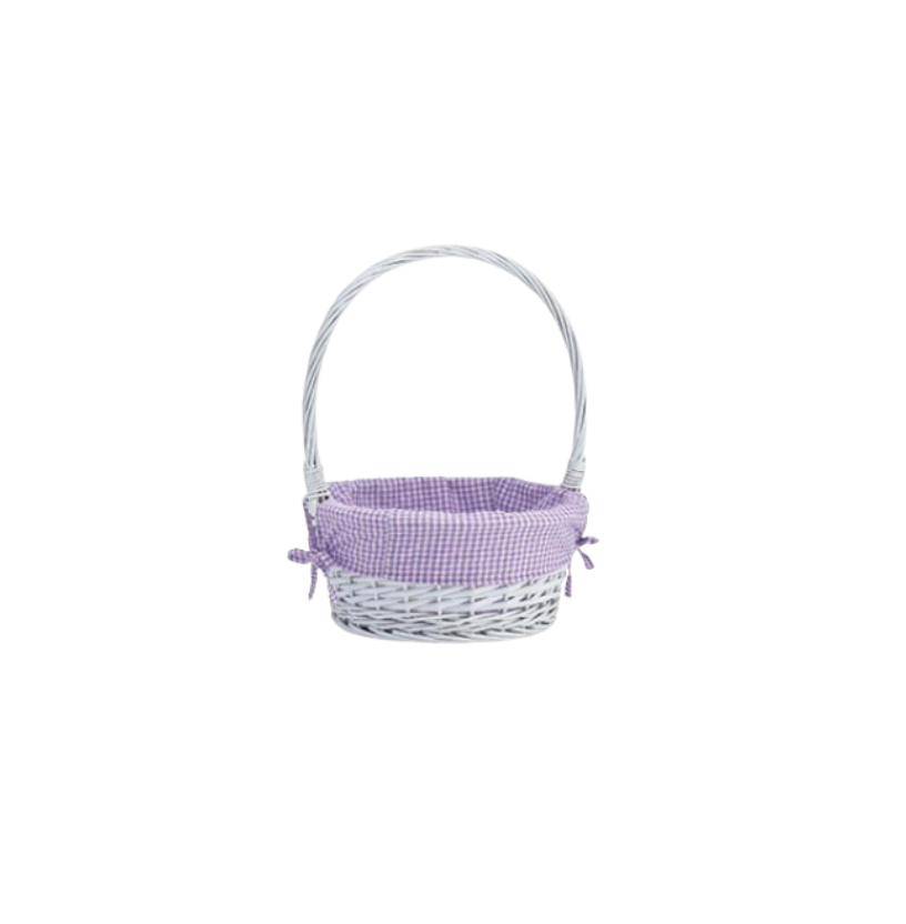 Burton and Burton Willow Basket with Gingham Liner