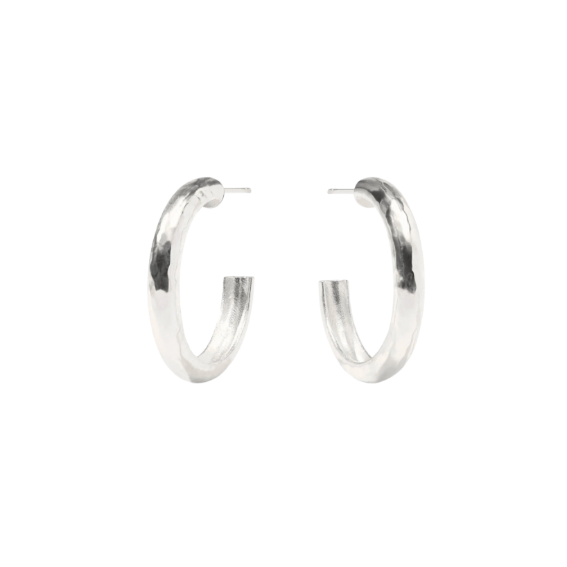 Julie Vos Silver Havana Hoop