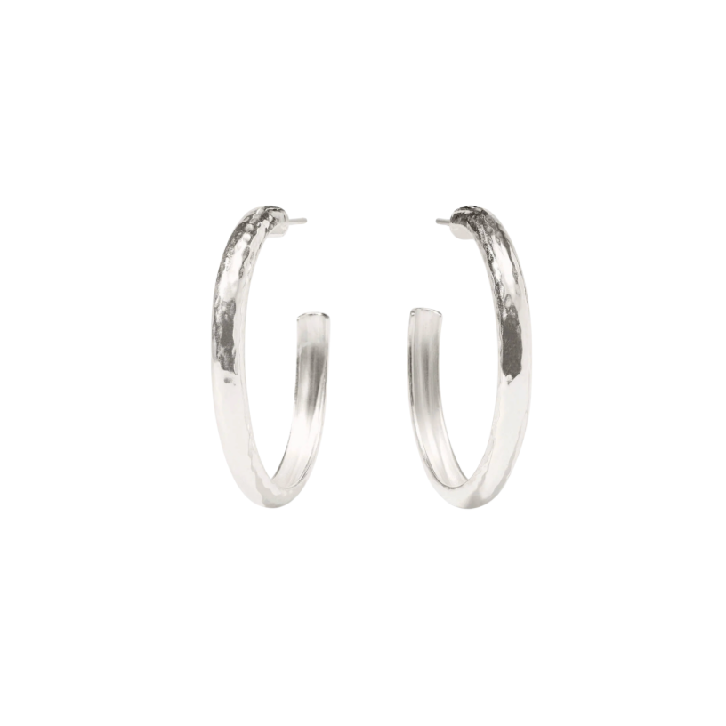 Julie Vos Silver Havana Hoop