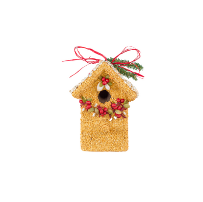 Mr. Bird Poinsettia Birdie Cottage