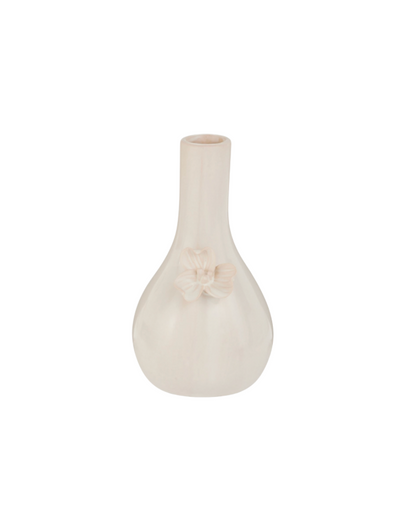 White Floral Bud Vase