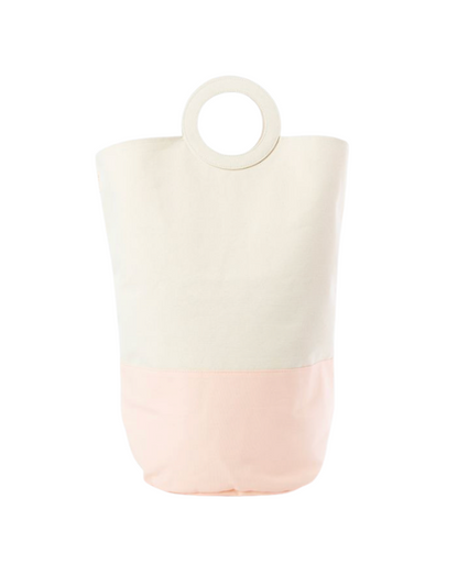 Handled Laundry Hamper with Monogram