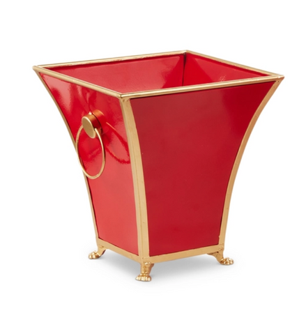 Red And Gold Cache Pots
