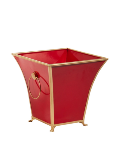 Red And Gold Cache Pots