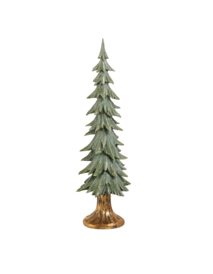 Glitter Trees on Antique Base