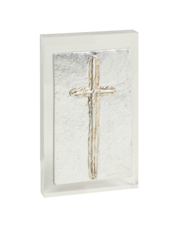 Cross & Angel Acrylic Plaque