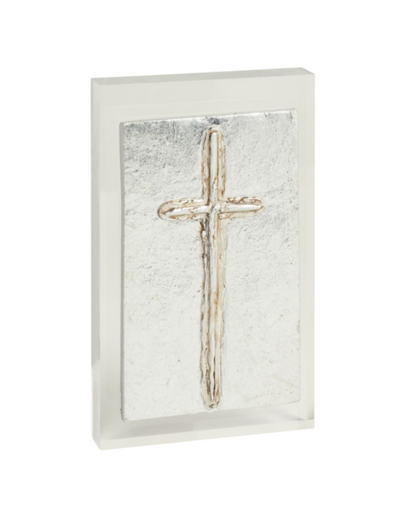 Cross & Angel Acrylic Plaque