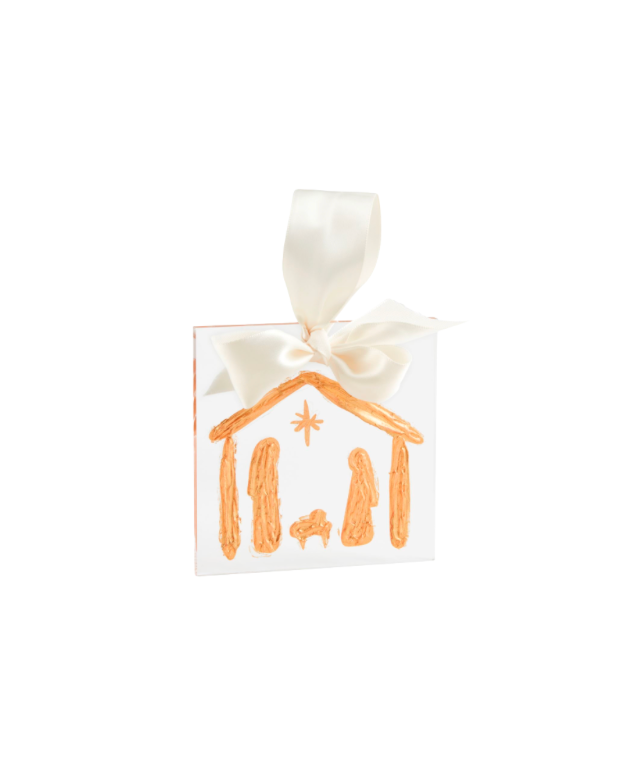 Gold Acrylic Ornament
