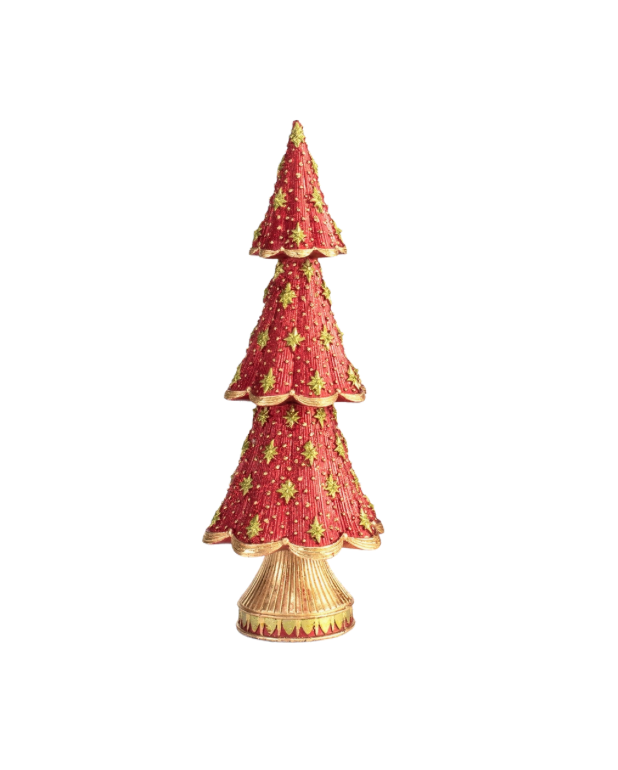 Red/Citron Starlight Neo Cone Tree