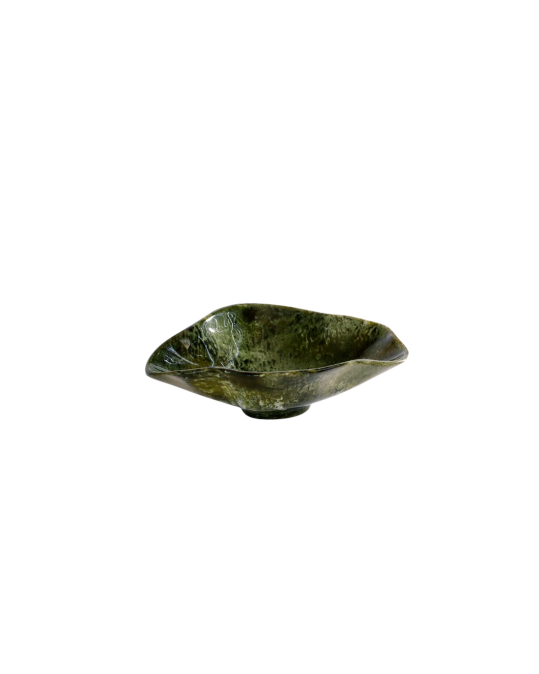 Beatriz Ball Malachite Small Oval Bowl