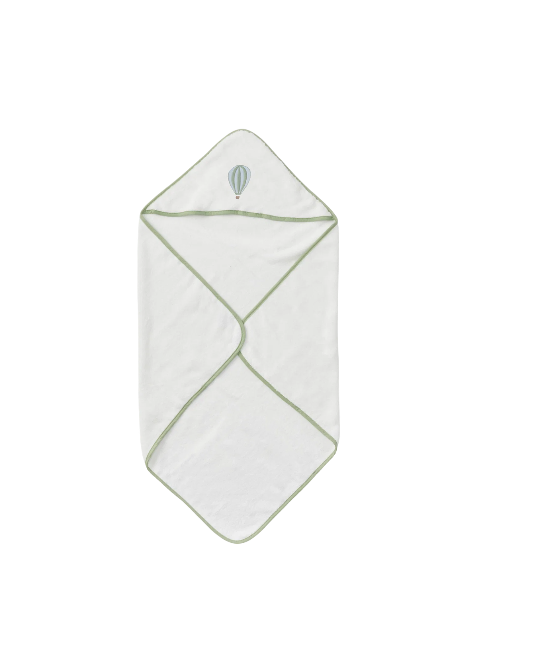 Weezie Baby Hooded Towel- Matcha Balloon