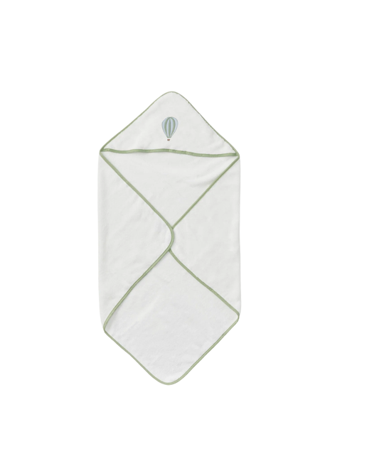 Weezie Baby Hooded Towel- Matcha Balloon