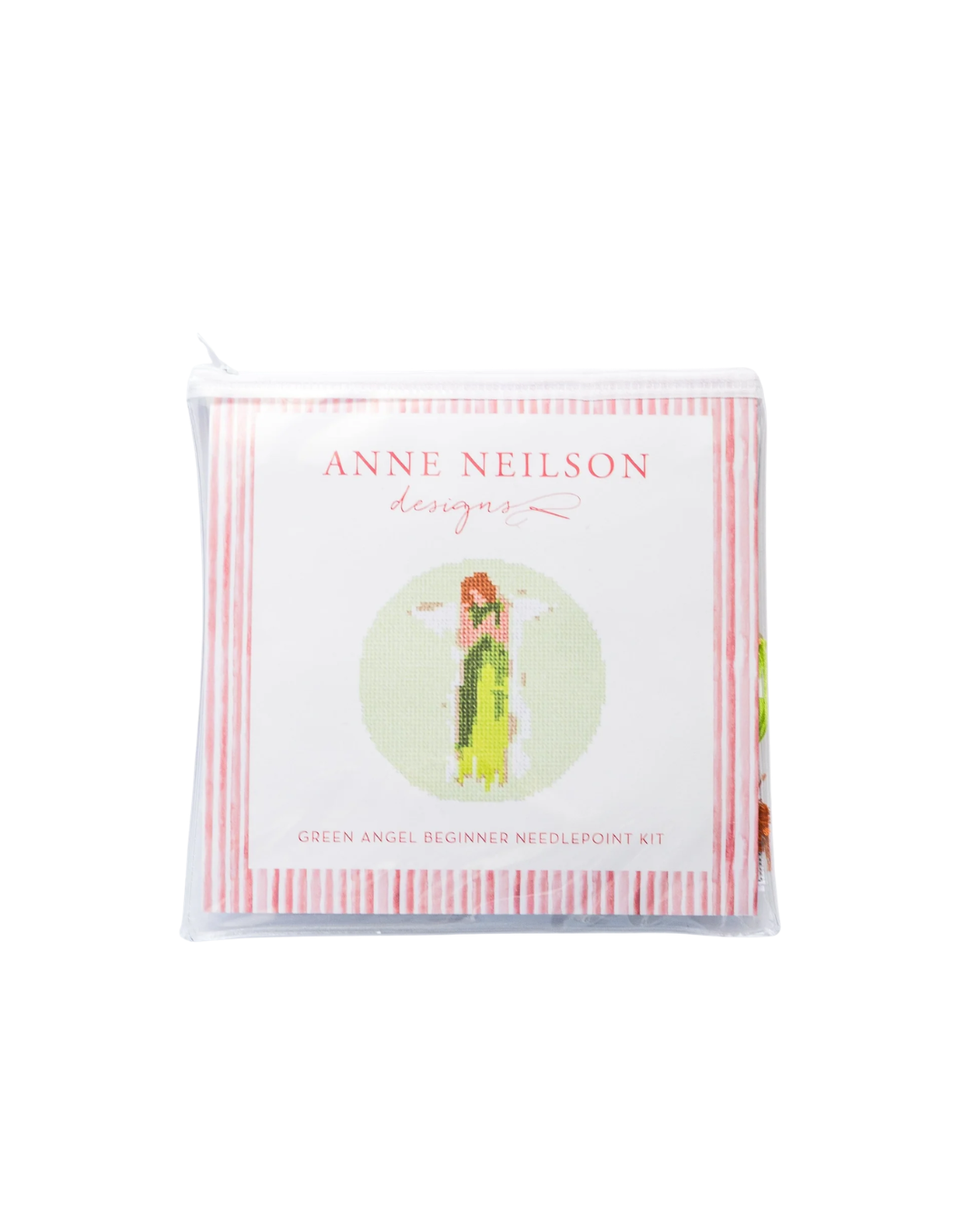 Anne Nielson Green Angel Beginner Needlepoint Kit