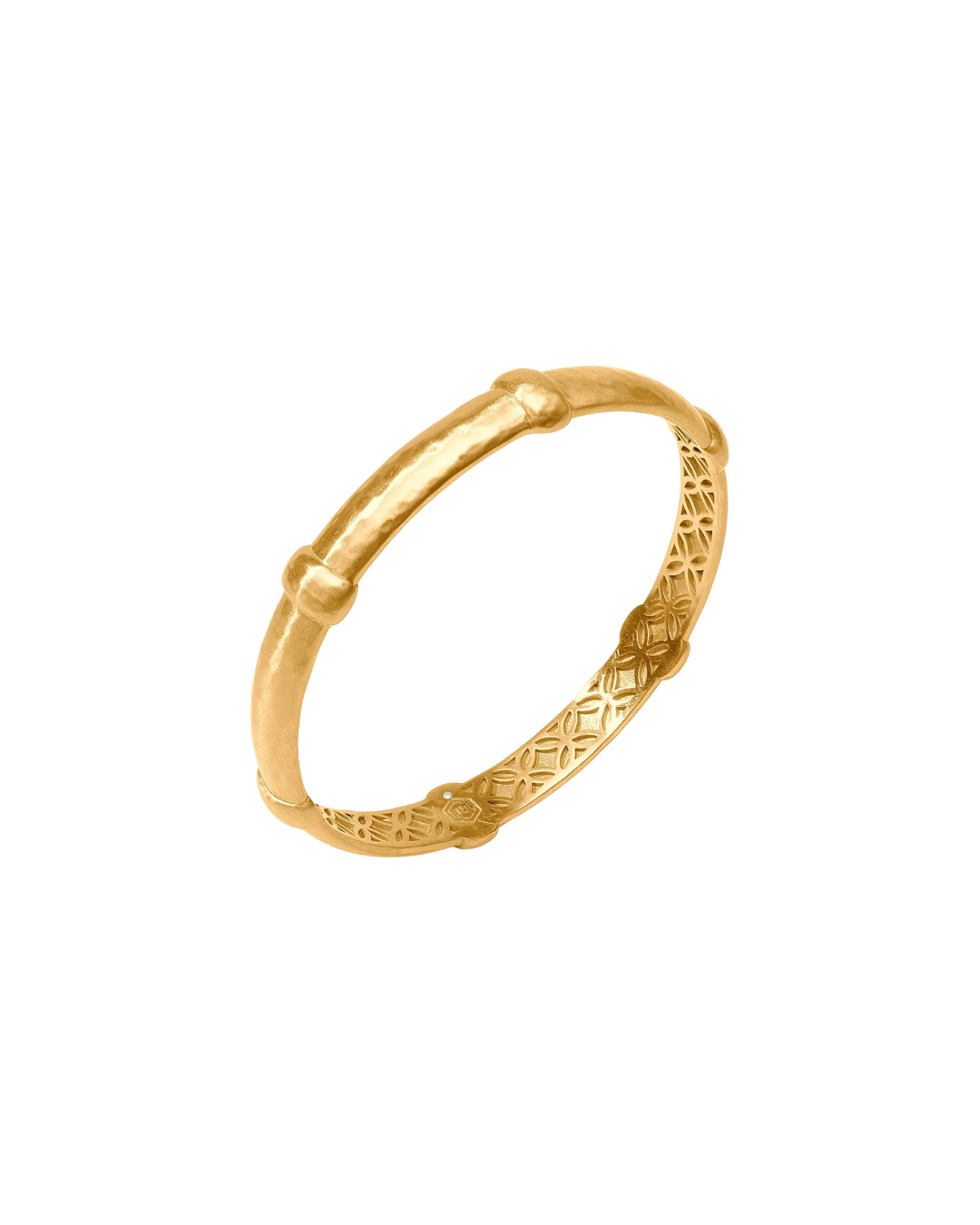 Julie Vos Sahara Bangle - Gold- M
