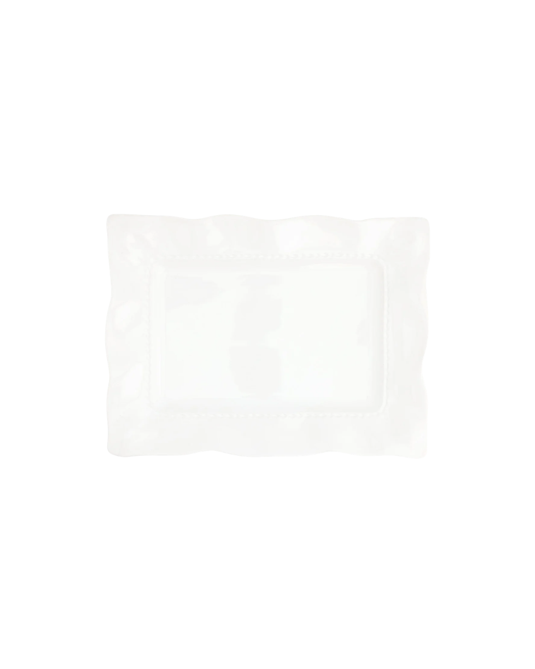 Vietri Giorno White Rectangular Platter