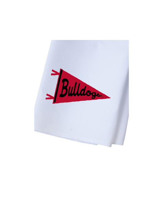 Georgia Bulldogs Pennant Tea Towel