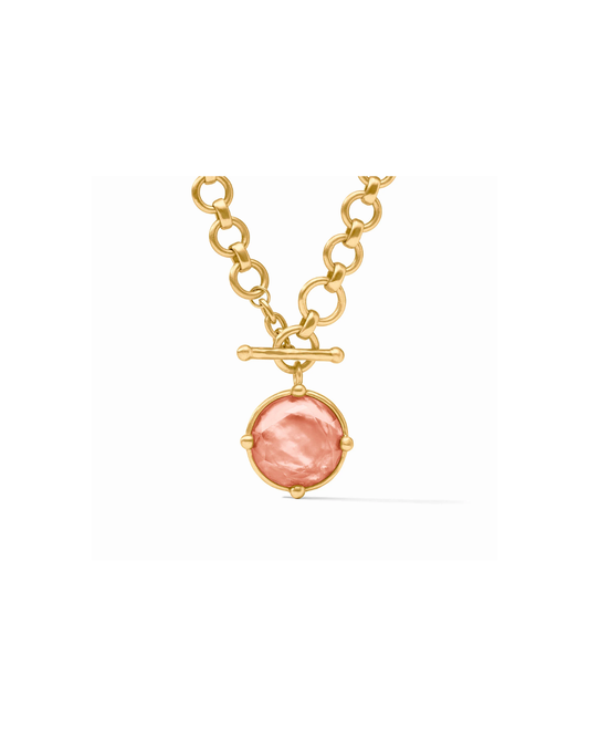 Julie Vos Honeybee Demi Necklace- Iridescent melon